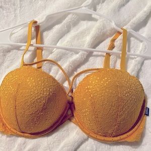 YELLOW BRA BY PINK 34D